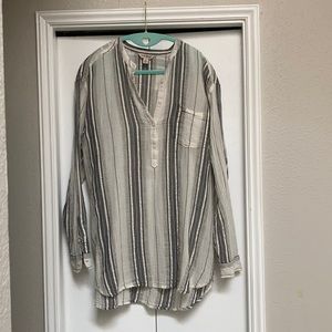 Lucky brand 100% cotton tunic